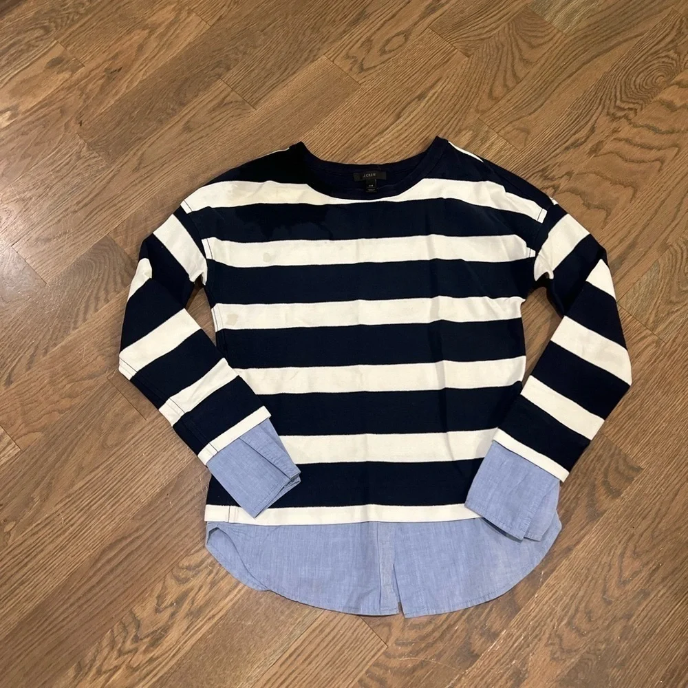J.crew striped tee size XXS